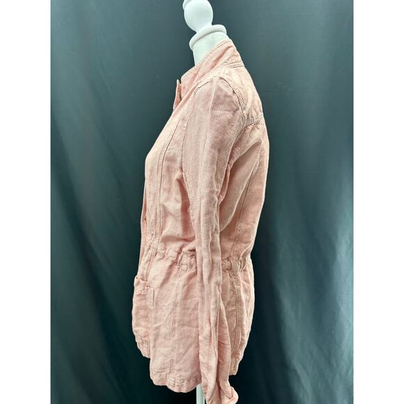 Caslon red/white striped jacket - Picture 3 of 5